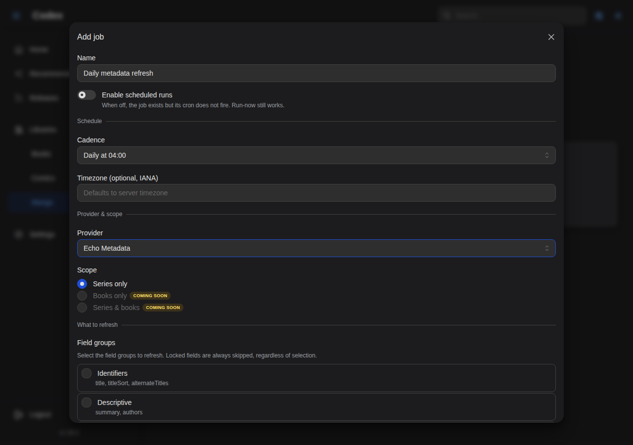 Job Editor, Filled