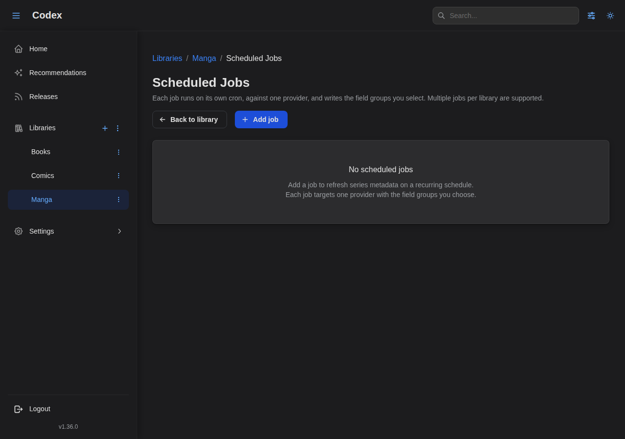 Scheduled Jobs, Empty